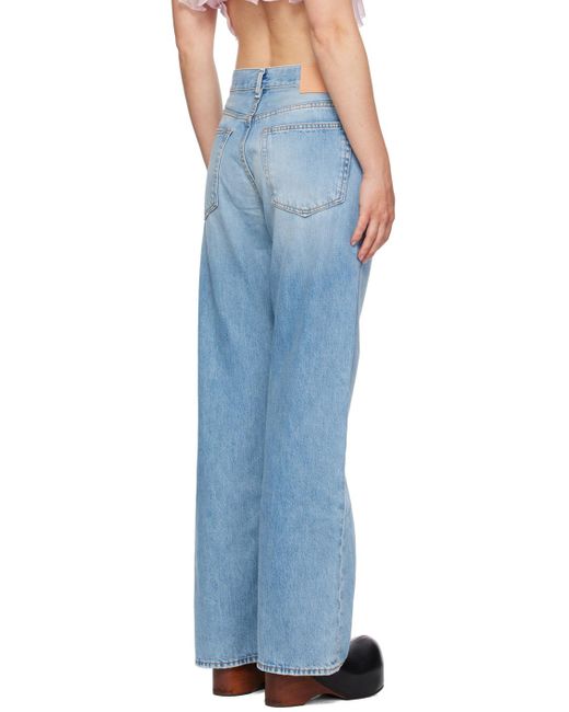 Acne Blue Loose-fit Jeans