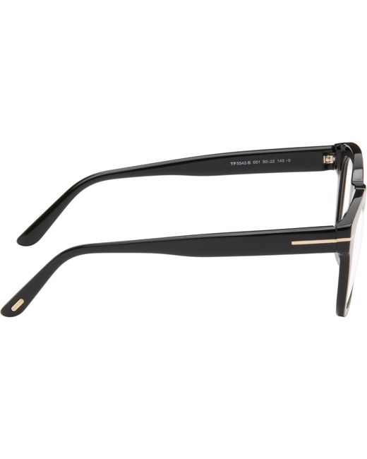 Tom Ford Black Block Soft Square Light Optical Glasses for men