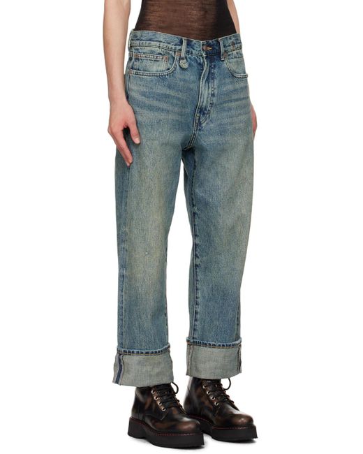 R13 Blue X-Bf Jeans