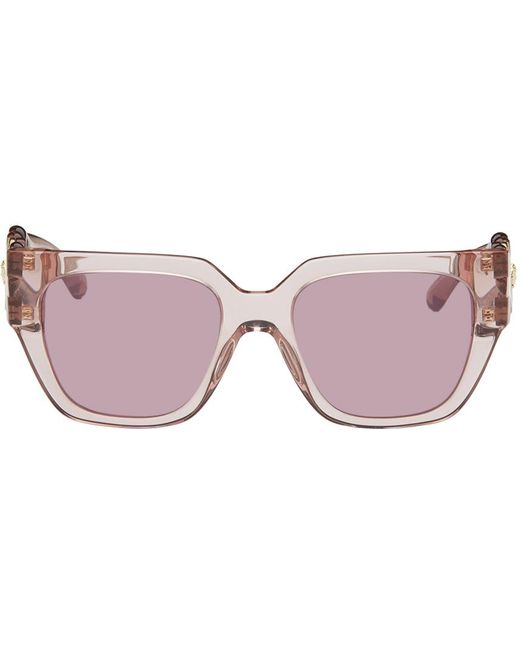 Versace Pink Medusa Chain Sunglasses