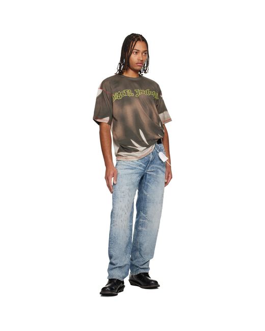 DIESEL Black T-Boxt-Show T-Shirt for men