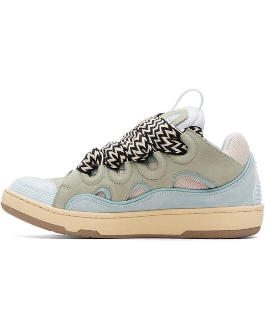 Lanvin White Curb Sneakers