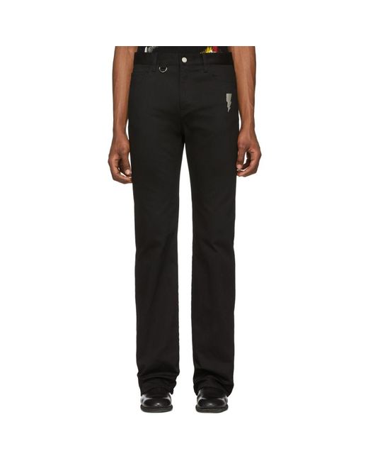 Undercover Black Flare Jeans for men