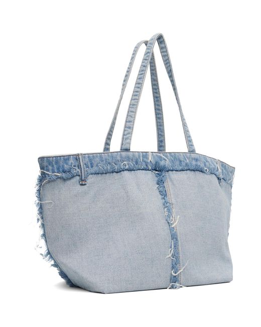 Alexander Wang Blue Punch Denim Large Tote