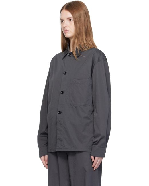 Lemaire グレー Pyjama シャツ Black