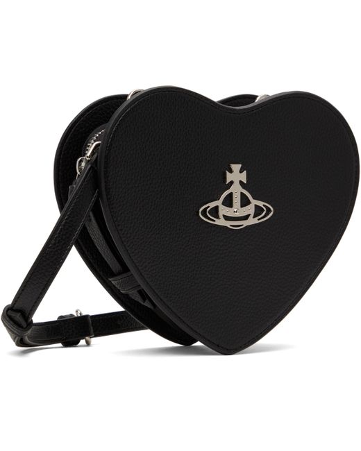 Vivienne Westwood ブラック Louise Heart クロスボディバッグ Black