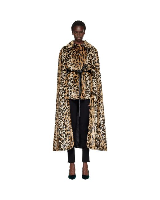 Anna Sui Multicolor Cape Coat