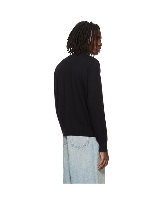 Vivienne Westwood Black Alex Round Neck Sweater for men