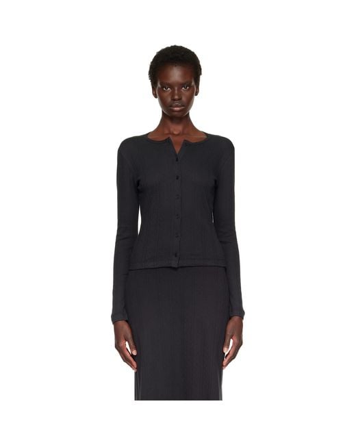 Cou Cou Black 'The Cardigan' Cardigan