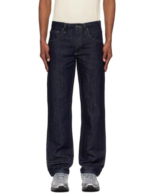 Maharishi Blue 6060 Dragon Hemp Denim Jeans for men