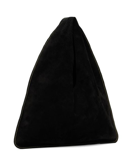 The Row Black Small Bindle Tote