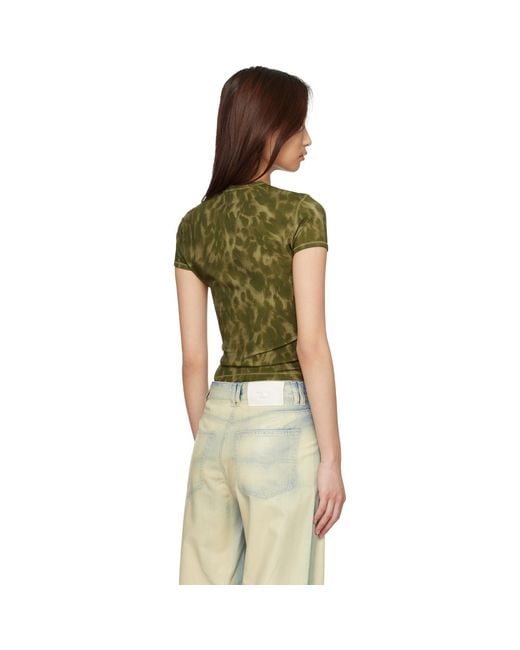 DIESEL Green T-Anima T-Shirt