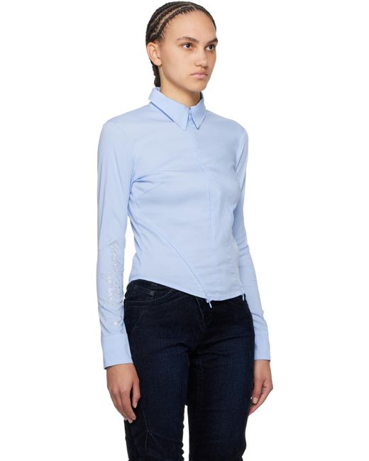 OTTOLINGER Blue Zip Shirt