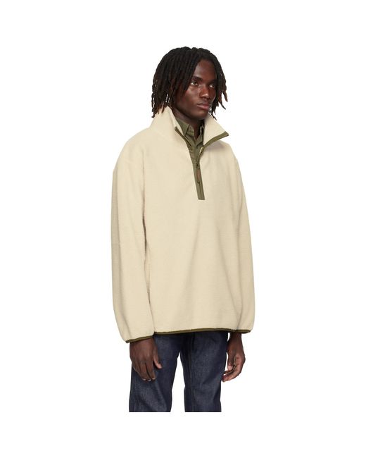 A.P.C. Black Off- Willy Sweatshirt for men
