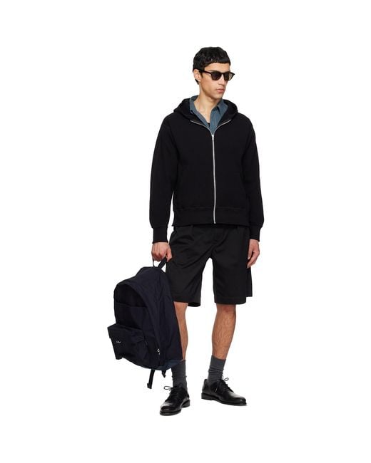 Nanamica Black Day Pack Backpack for men