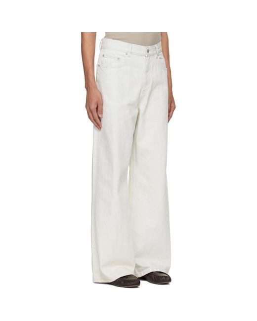 A.P.C. White Clyde Jeans for men