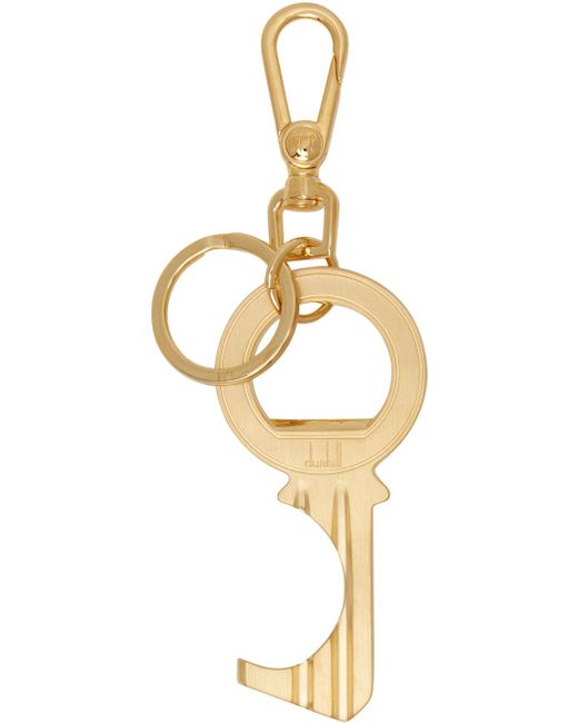 Dunhill Gold Lock Key Keychain in Metallic for Men Lyst