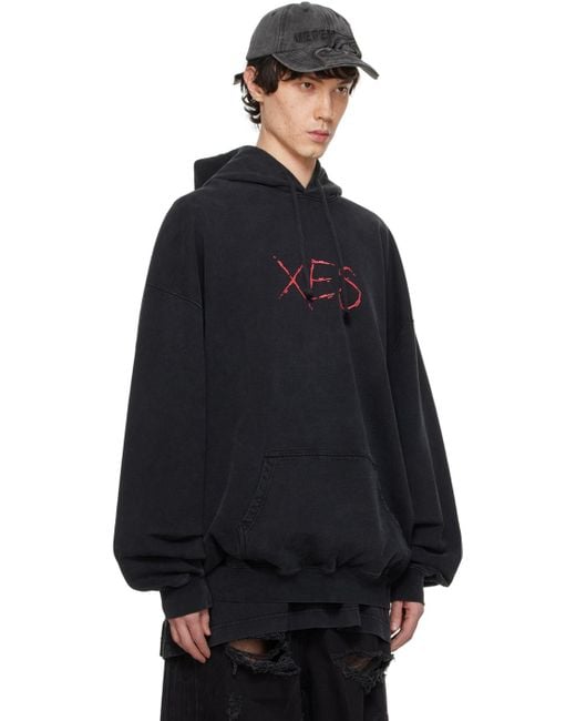 Vetements Blue 'Xes' Hoodie for men