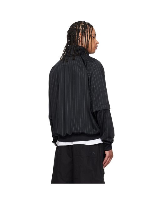 Y-3 Black Basketball Track Jacket for men