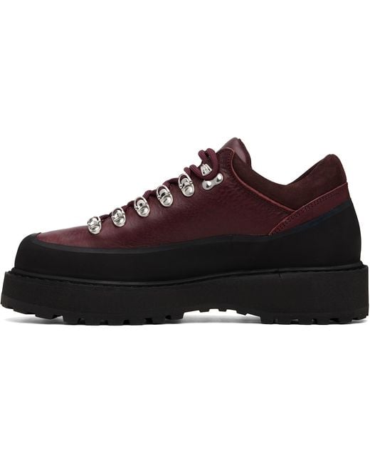 Diemme Brown Burgundy Cornaro Due Gomma Boots for men