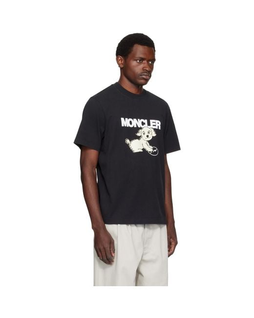 Moncler Genius Black Moncler X Frgmt Dog T-Shirt for men