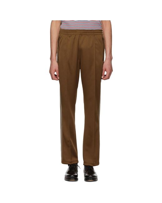 Needles Brown Narrow Track Pants for Men | Lyst Canada