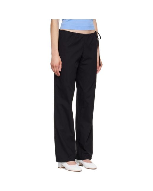 Brooke Callahan Black Tie Lounge Pants