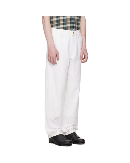 A.P.C. White Off- Gustav Jeans for men