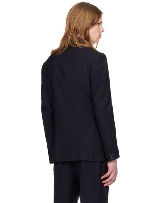 Zegna Black Breathable Suit for men