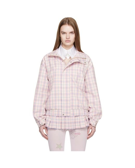 Sandy Liang Pink Papas Jacket