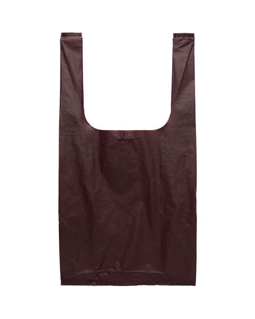 Our Legacy Purple Burgundy Grocery Tote