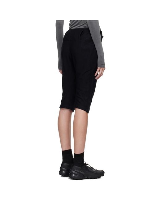 Hyein Seo Black Charm Bag Capri Trousers