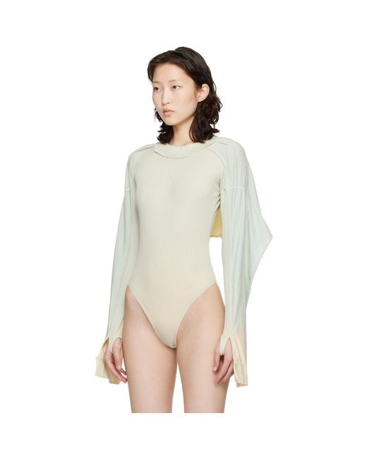KNWLS Natural Bellona Leotard Bodysuit