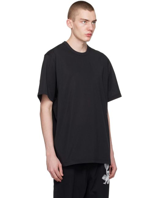 T-shirt premium noir Y-3 pour homme en coloris Black