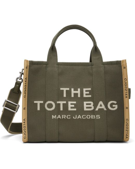 Marc Jacobs Khaki 'The Jacquard Medium' Tote in Green | Lyst UK