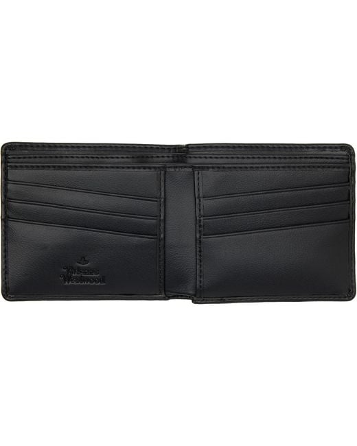 Vivienne Westwood Black Billfold Wallet for men