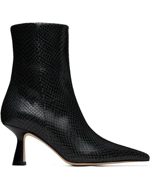 Aeyde Black Vivi Mini Boots