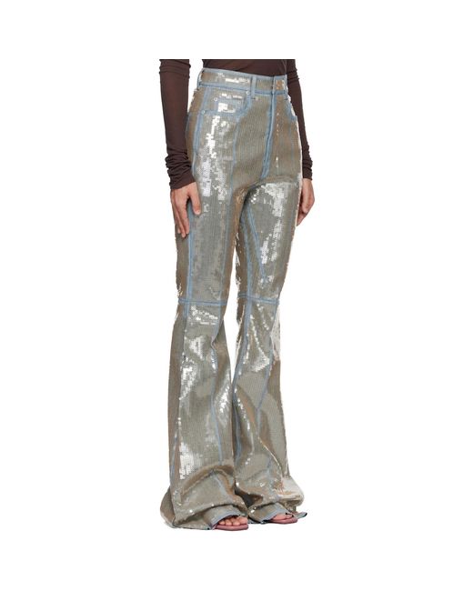 Rick Owens Black Temple Bolan Bootcut Jeans