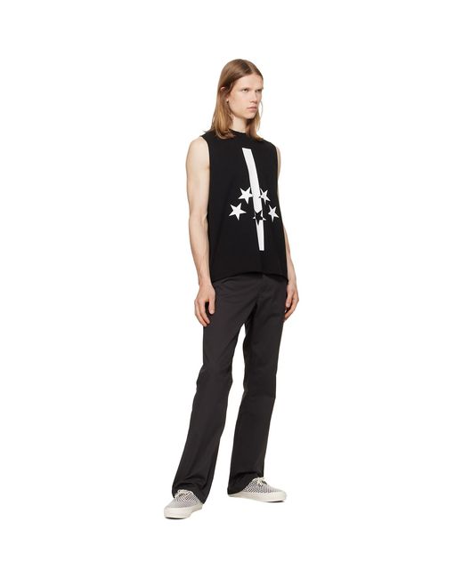 JKEEFER Black Flag Cut Sleeve Tank Top for men