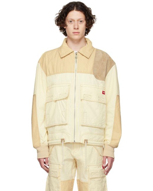 DIESEL Synthetic Off Jtech Jacket for Men Lyst