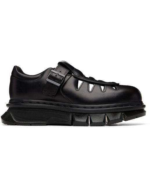 Dr. Martens Black Qubist Fisherman Loafers