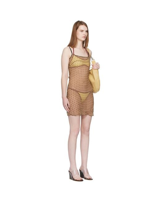 Fruity Booty Black Polka Midi Dress