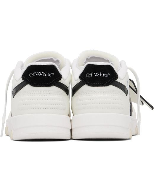 Off-White c/o Virgil Abloh Black Slim 'Out Of Office' Sneakers for men
