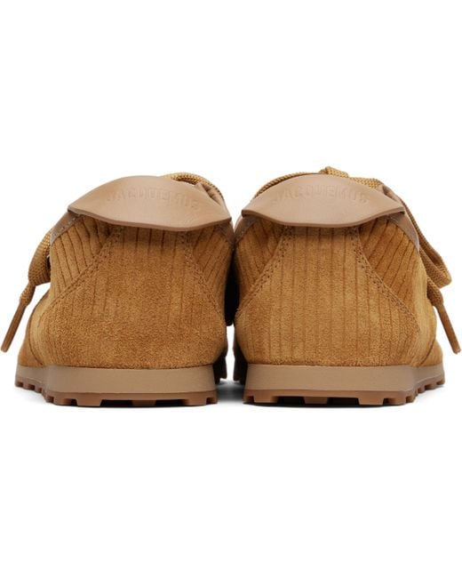 Jacquemus Black Tan 'The Tennis' Sneakers for men