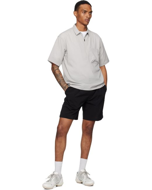 メンズ Snow Peak グレー Breathable Quick Dry ポロシャツ White