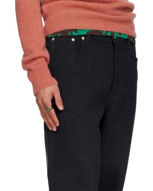 Dries Van Noten メンズ メタリック Stone シグネットリングの通販はau