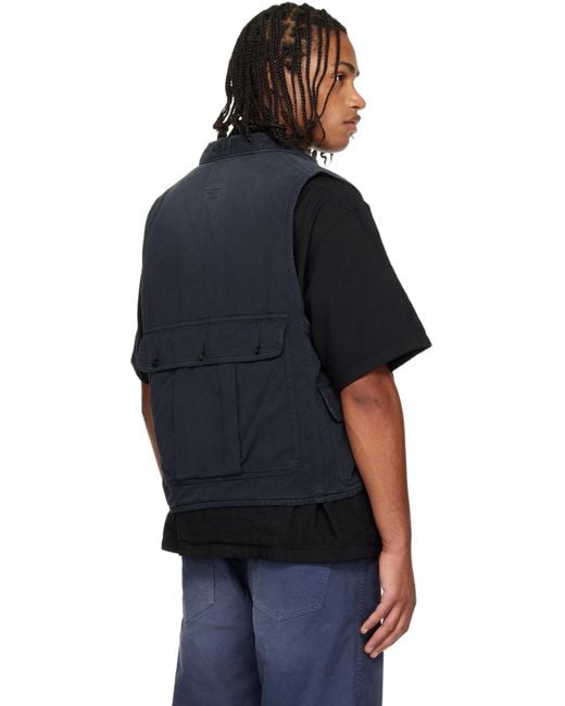 visvim MATTO HUNTING VEST新品未使用 BLACK Visvim Matto Hunting Denim Vest in Black for Men | Lyst