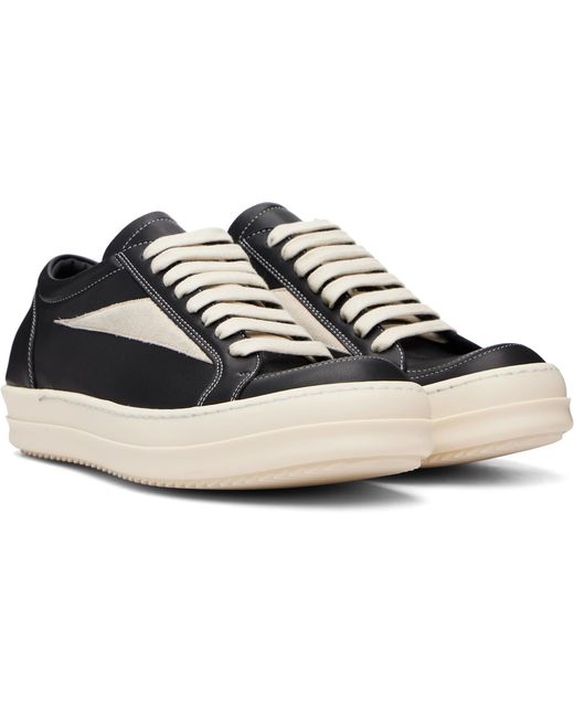 Rick Owens Black Tower Vintage Sneaks Sneakers
