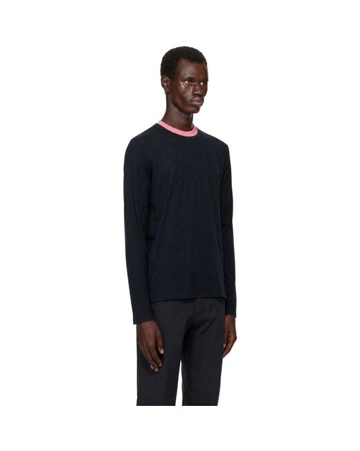 Veilance Black Frame Ls T-Shirt for men