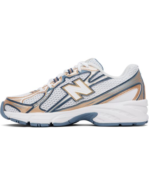 New Balance Black Tan 740 Sneakers for men